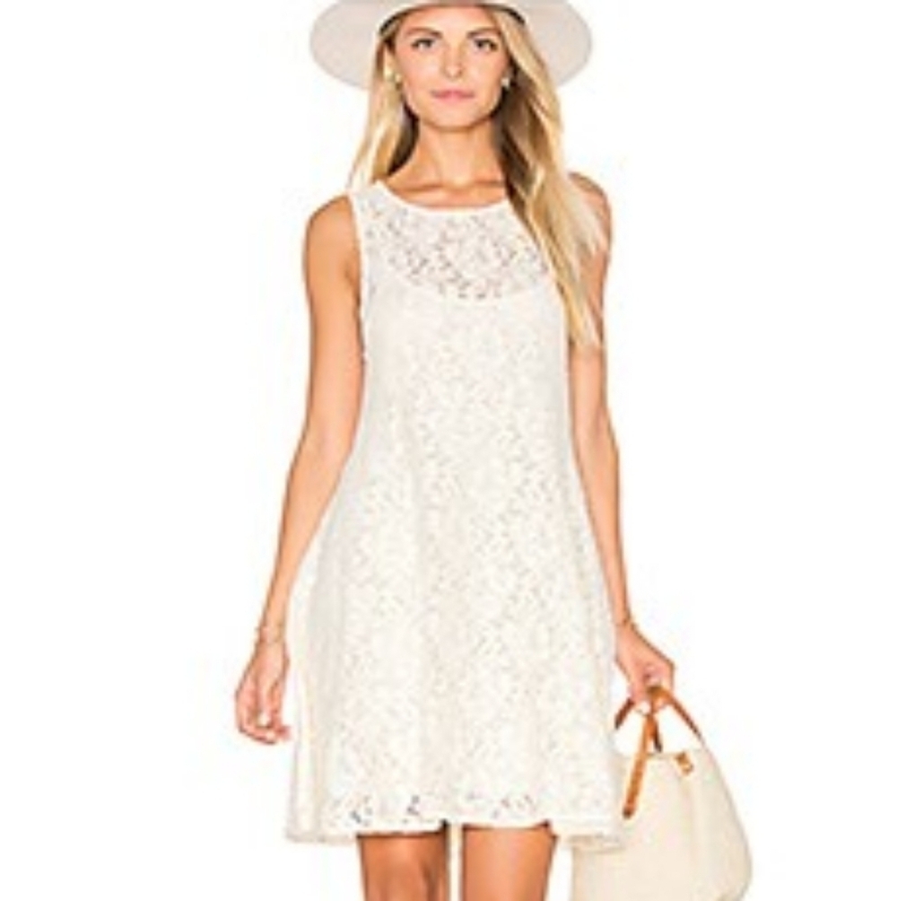 Free People Ivory Endless Leave Dress XS